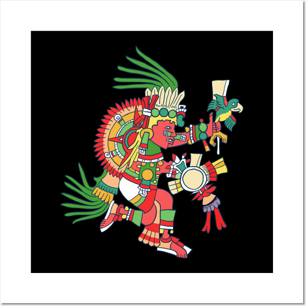 Tonatiuh, Aztec sun God Wall Art by StabbedHeart